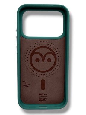 TineeOwl DuneX iPhone 17 Pro Case MagSafe Slim Textured TPU Green in Denial